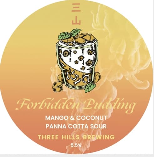 Forbidden Pudding: Mango & Coconut Panna Cotta Sour