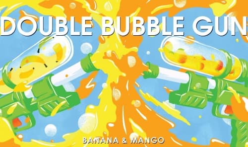 Double Bubble Gun - Banana & Mango