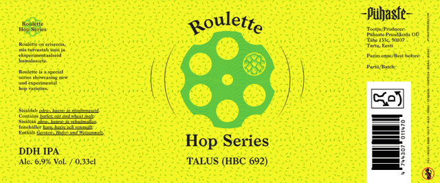 Roulette Hop Series: Talus (HBC 692)