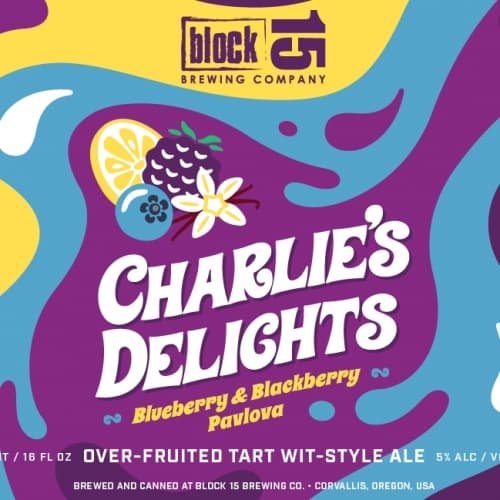 Charlie's Delights, Blueberry And Blackberry Pavlova