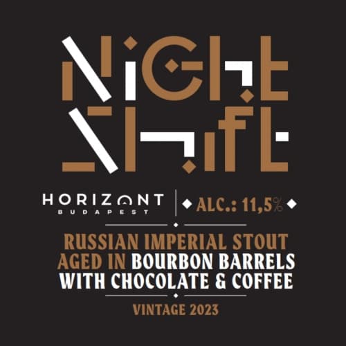Night Shift Vintage 2023 - Russian Imperial Stout Aged In Bourbon Barrels With Chocolate & Coffee