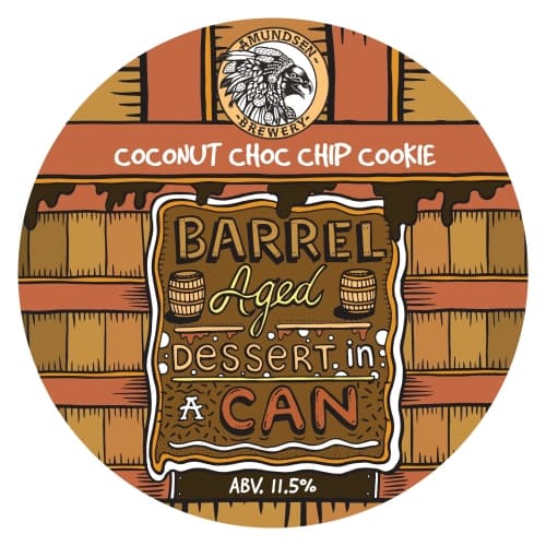 Barrel Aged Dessert In A Can - Coconut Choc Chip Cookie
