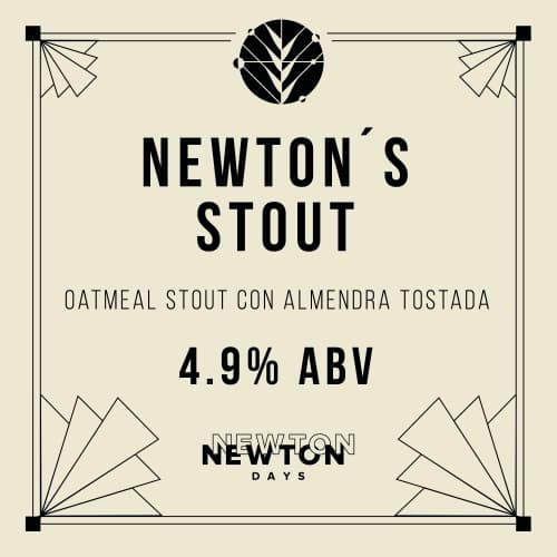 Newton Stout - Oatmeal Stout con Almendra tostada