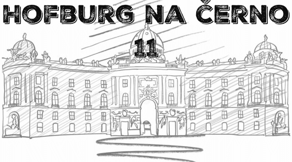 Hofburg na černo