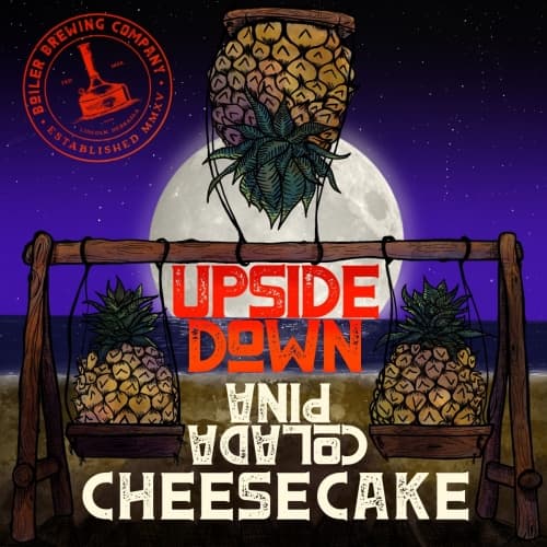 Upside Down Pina Colada Cheesecake