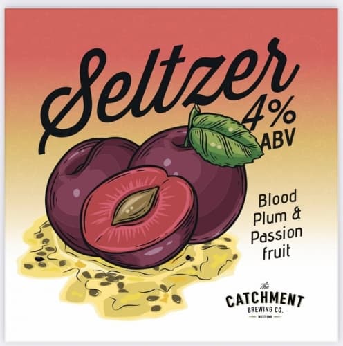 Blood Plum & Passionfruit Seltzer