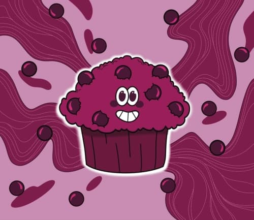 Muffin Myrtille