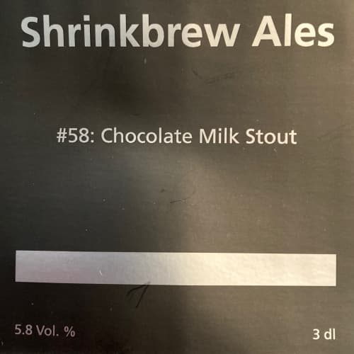 #58: Chocolate Milk Stout
