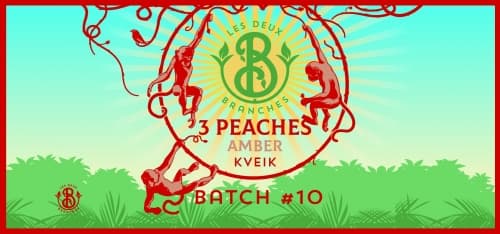 Éphémère #10 - 3 Peaches Amber Kveik