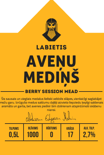 Aveņu Mediņš (Raspberry Meadlet)