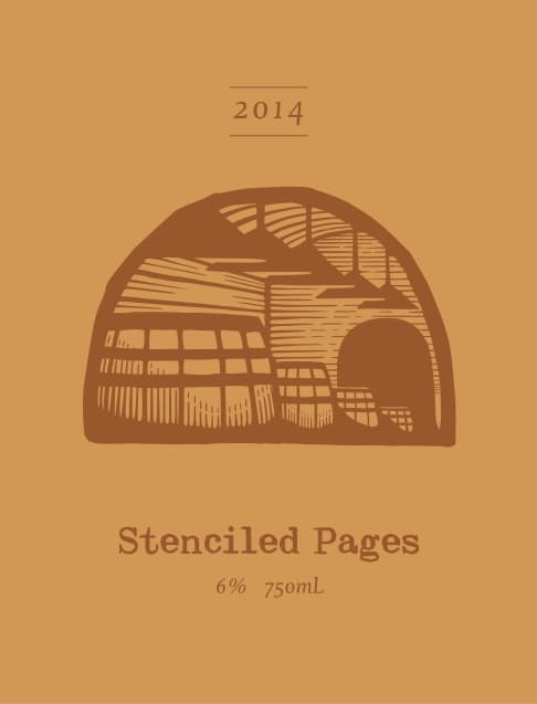 Stenciled Pages
