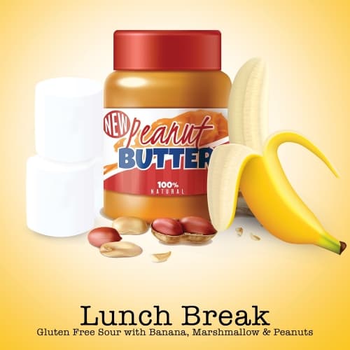 Lunch Break (Banana, Marshmallow, Peanuts)