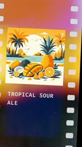Tropical Sour Ale (w/ Mango, Orange, Pineapple, Toasted Coconut)