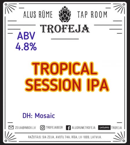 TROPICAL SESSION IPA