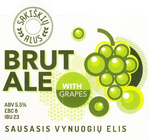 Brut Ale With Grapes