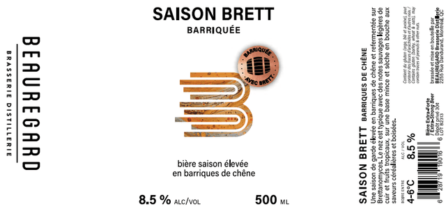 Saison Brett Barriquée