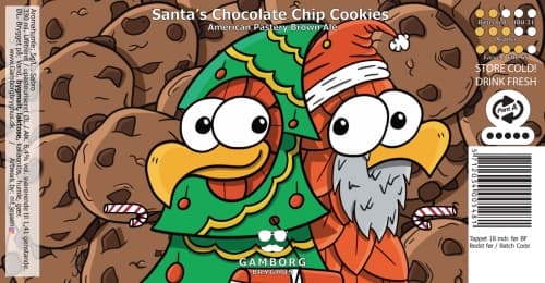 Santa's Chocolate Chip Cookies
