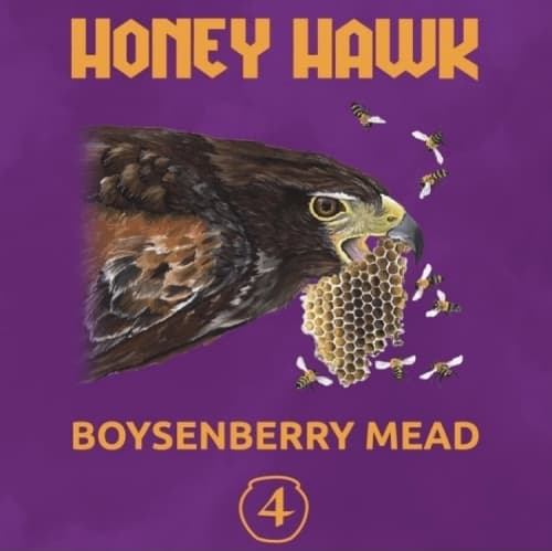 Honey Hawk: Four- Boysenberry Mead