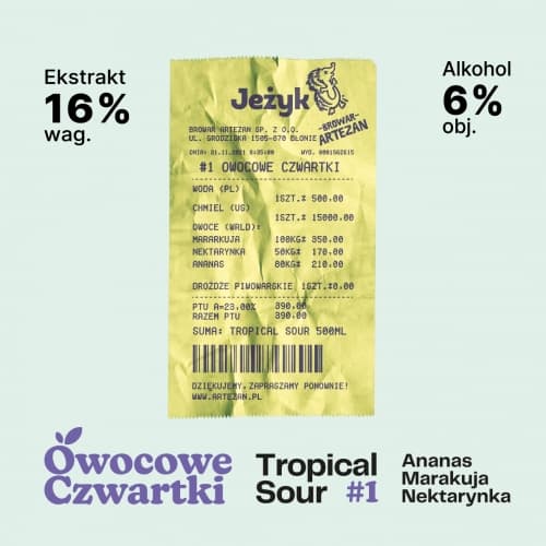Owocowe Czwartki #1: Tropical Sour