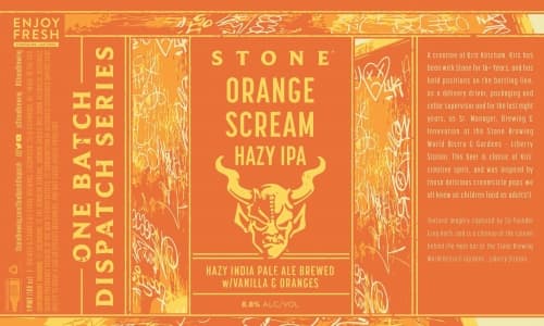 Stone Orange Scream Hazy IPA