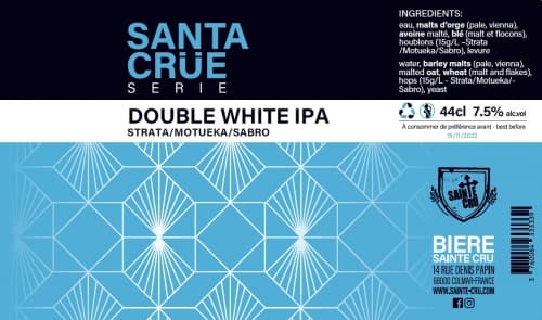 DOUBLE WHITE IPA Strata / Motueka / Sabro