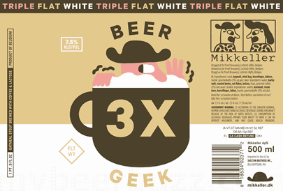 Beer Geek Triple Flat White