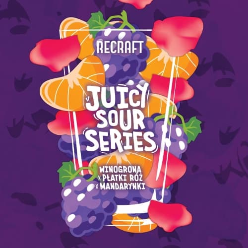 Juicy Sour Series: Winogrona x Płatki Róż x Mandarynki