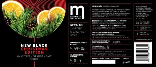 New Black: Christmas Edition: Xmas Tree / Orange / Salt