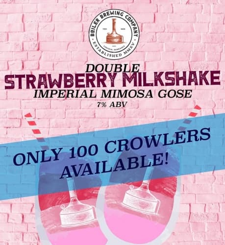 Double Strawberry Milkshake Imperial Mimosa Gose