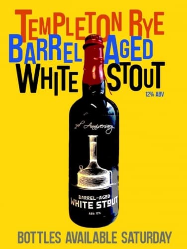 2nd Anniversary Templeton Rye Barrel Aged White Stout