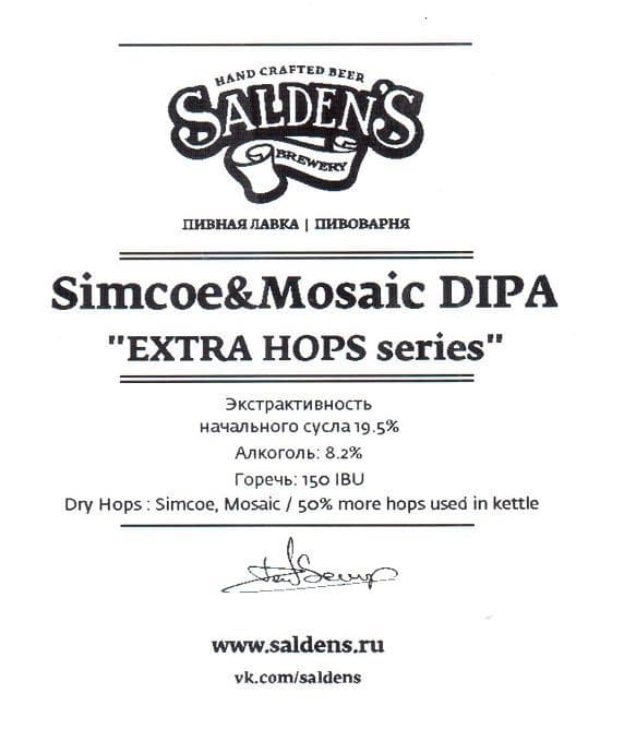 Simcoe & Mosaic Double IPA / Extra Hops Series
