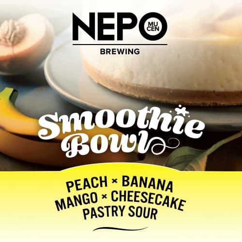 Smoothie Bowl - Peach, Banana, Mango, Cheesecake