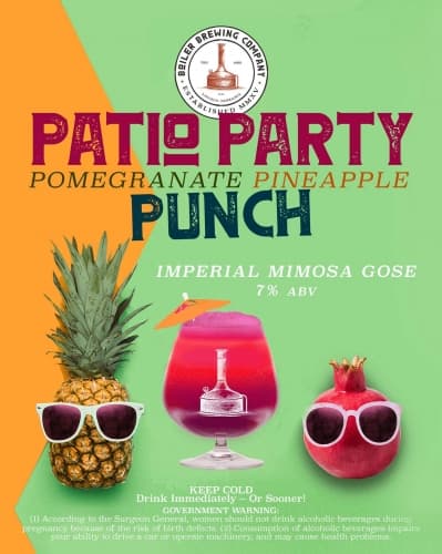 Patio Party Pomegranate Pineapple Punch Imperial Mimosa Gose