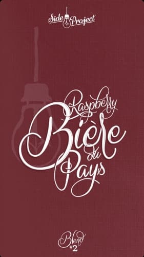Raspberry Bière du Pays (Blend #2)