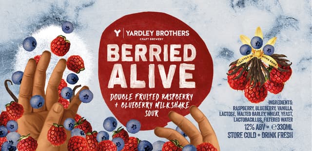 Berried Alive III: Double Fruited Raspberry + Blueberry Milkshake Sour