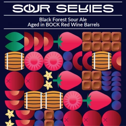 Sour Series Black Forest Sour Ale Aged In Bock Red Wine Barrels