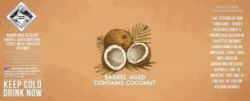 Barrel Aged Contains Coconut