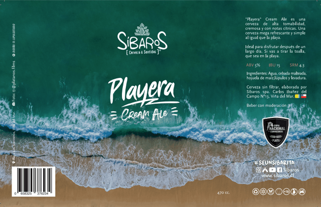 Playera Cream Ale