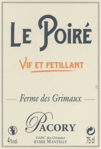 Le Poiré Vif Et Petillant