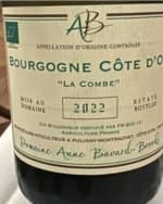 La Combe Bourgogne Blanc