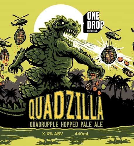 Quadzilla Quadruple Hopped Pale Ale