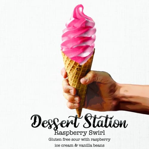 Dessert Station: Raspberry Swirl