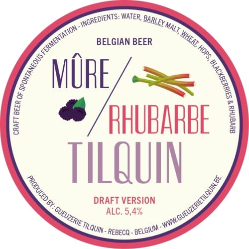 Mûre-Rhubarbe Tilquin - Draft Version
