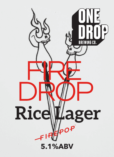 Fire Drop Rice Lager
