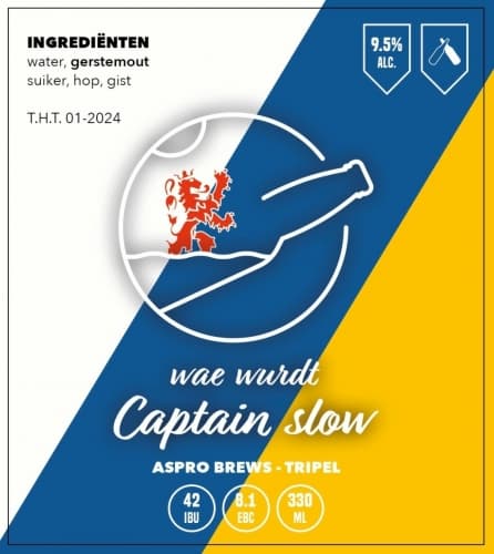 Wea Wurdt Captain Slow?