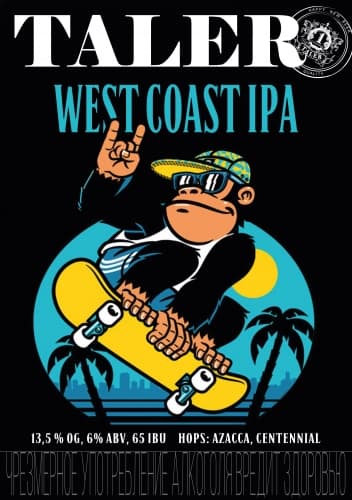 West Coast IPA Azacca & Centennial