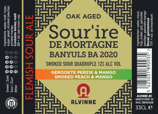 Sour'ire De Mortagne Banyuls BA 2020 - Gerookte Perzik & Mango / Smoked Peach & Mango