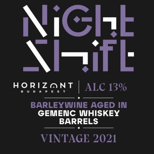 Night Shift Vintage 2021 Barleywine Aged In Gemenc Whiskey Barrels