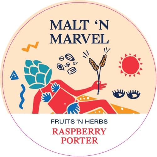 Malt 'N Marvel | Raspberry Porter | Fruits & Herbs Series