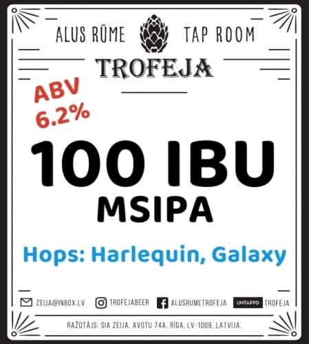 100 IBU